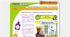 Desktop Screenshot of aide-ordinateur.fr